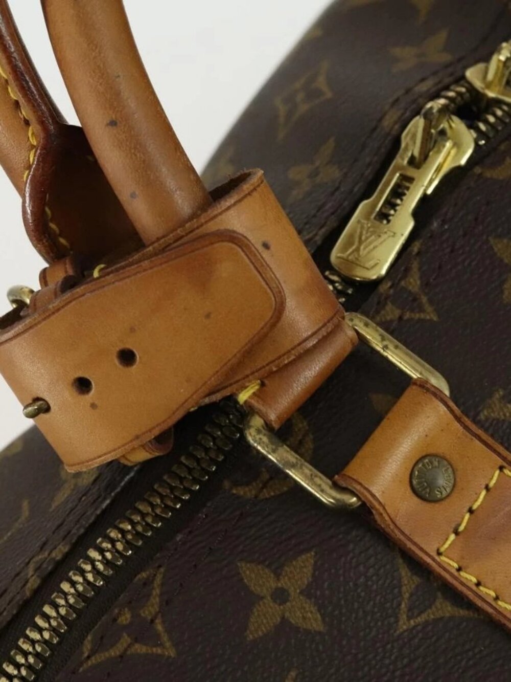 LOUIS VUITTON Monogram Keepall 50 Boston Bag M41426 LV Auth 156594 - Picture 11 of 16